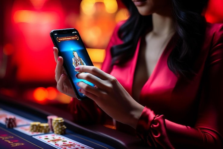 Pengguna mobile membaca info dompet digital